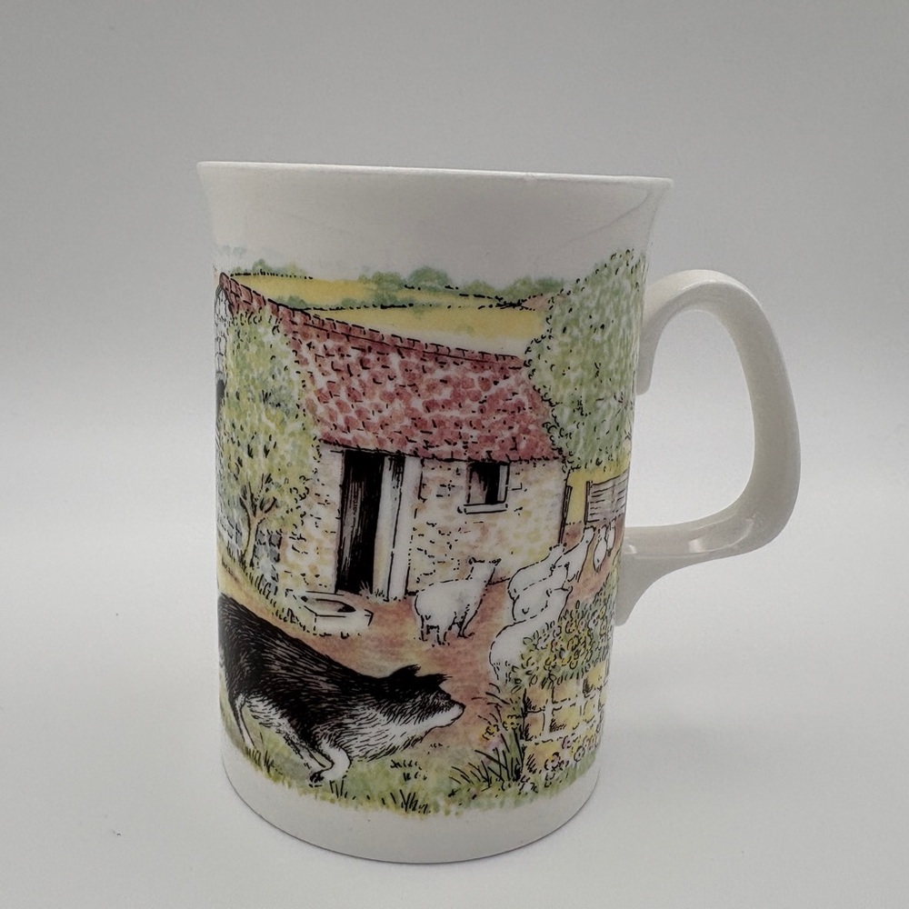 Staffordshire Mug Royal Burlington Collection Farmyard Design by J.W. Bradley